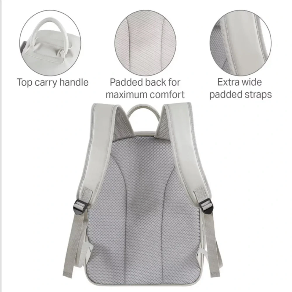 Friends Forever Tan Backpack Pet Carrier For Small Pets 25 Pounds & Under